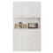 Basicwise Wooden Kitchen Pantry Storage Cabinet with Drawer, Doors and Shelves, White QI004411L - alternate 5
